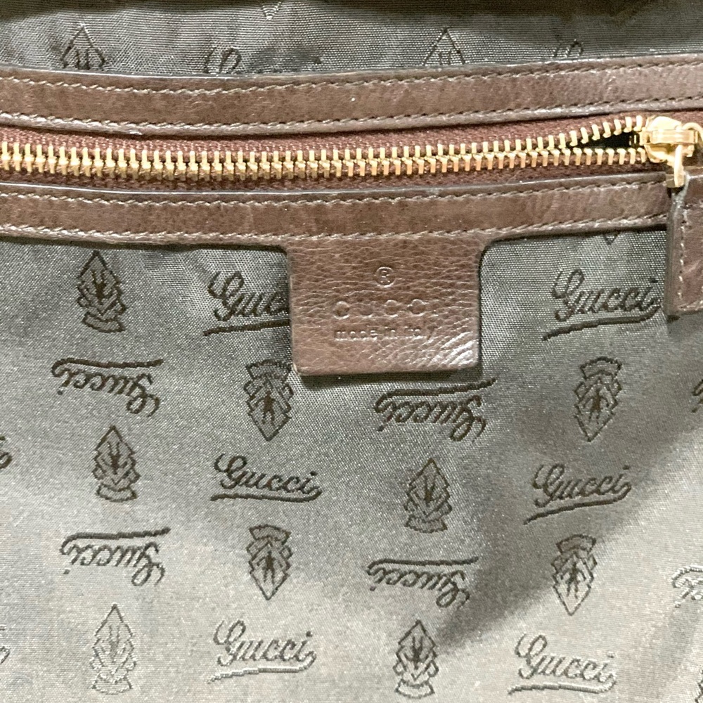 Gucci Brown Leopard Boho Shoulder Bag - Picture 12 of 15